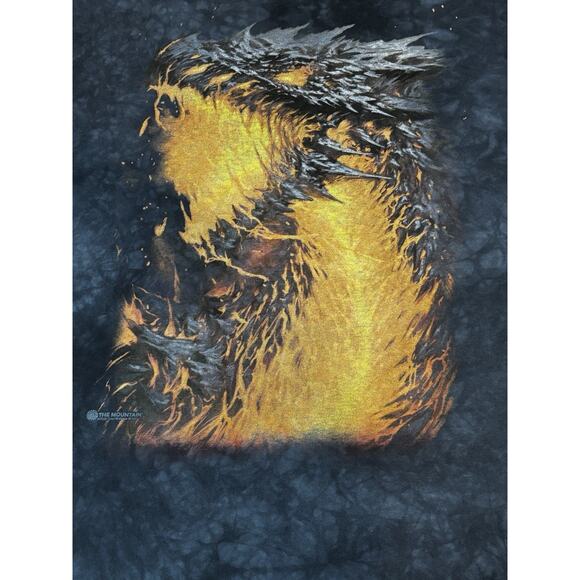 The Mountain Lavaborn Dragon Fire Blue T Shirt Men's Size 3XL - Picture 2 of 10